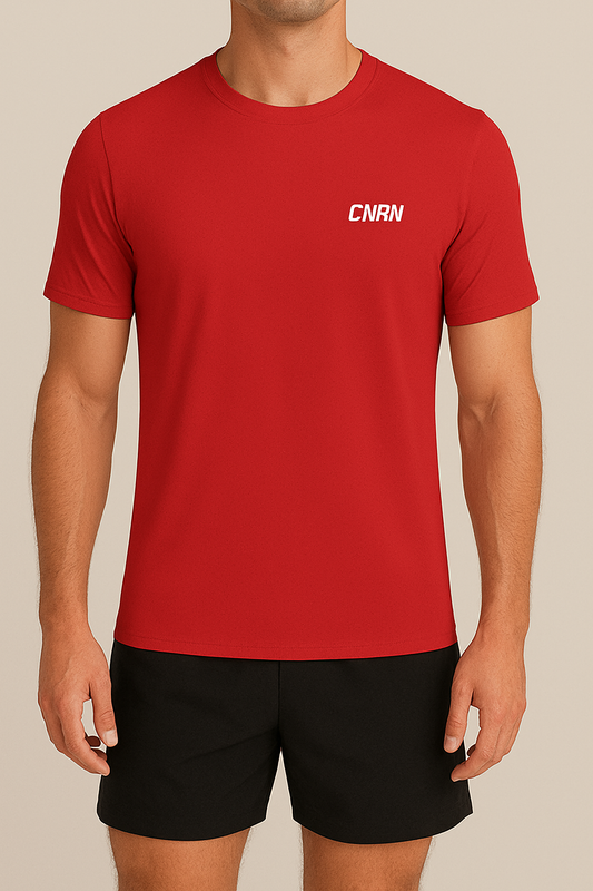 FLASH RED - CNRN MENS GYM TOP