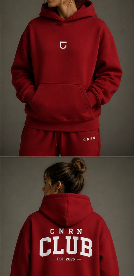 CNRN Club Hoodie -RED