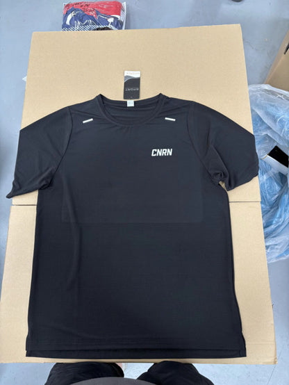 Breathable O Neck T-Shirt (Black)