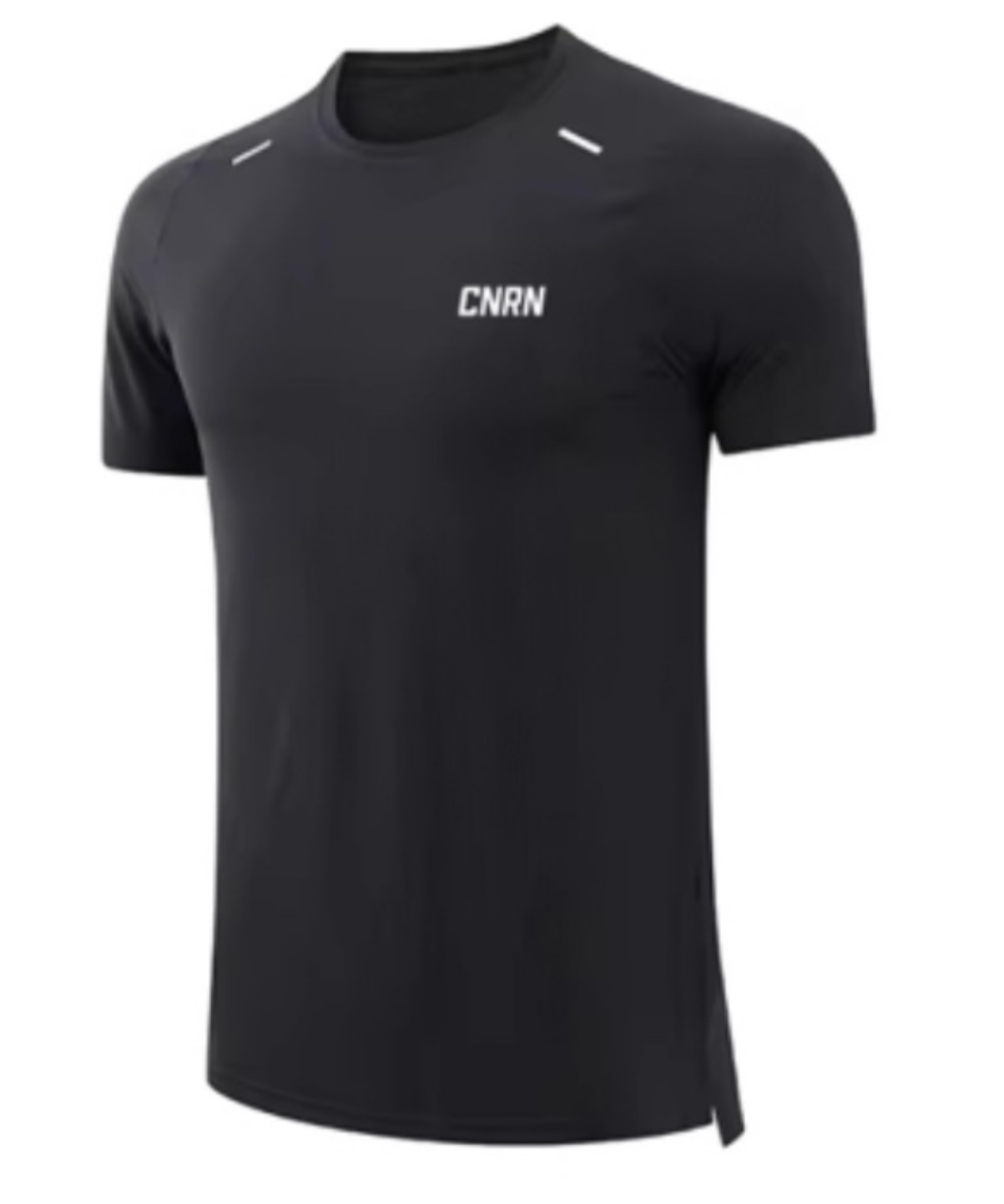 Breathable O Neck T-Shirt (Black)