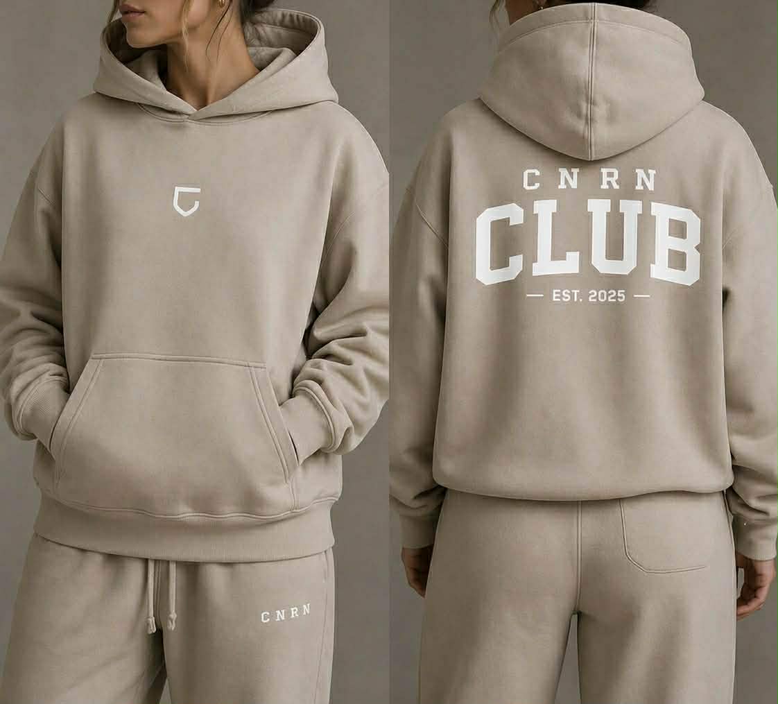 CNRN Club hoodie - Brown