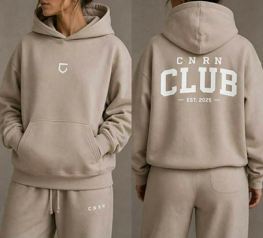 CNRN Club hoodie - Brown